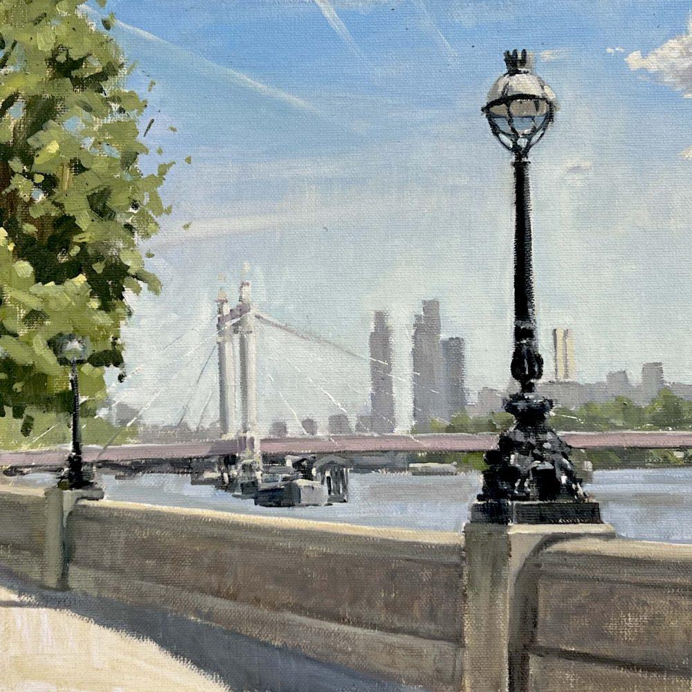 Albert Bridge spring morning