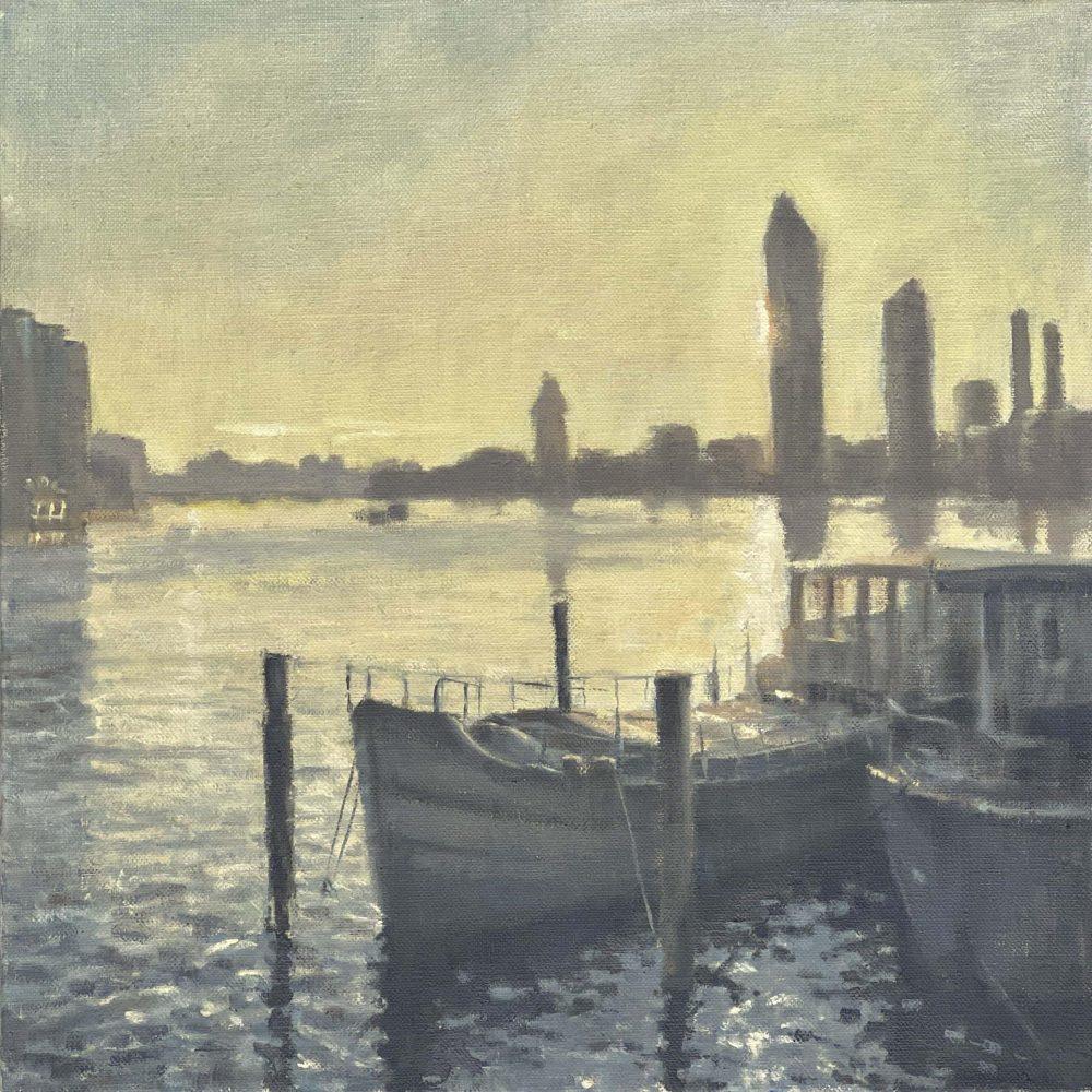 Cheyne Walk Moorings sunset