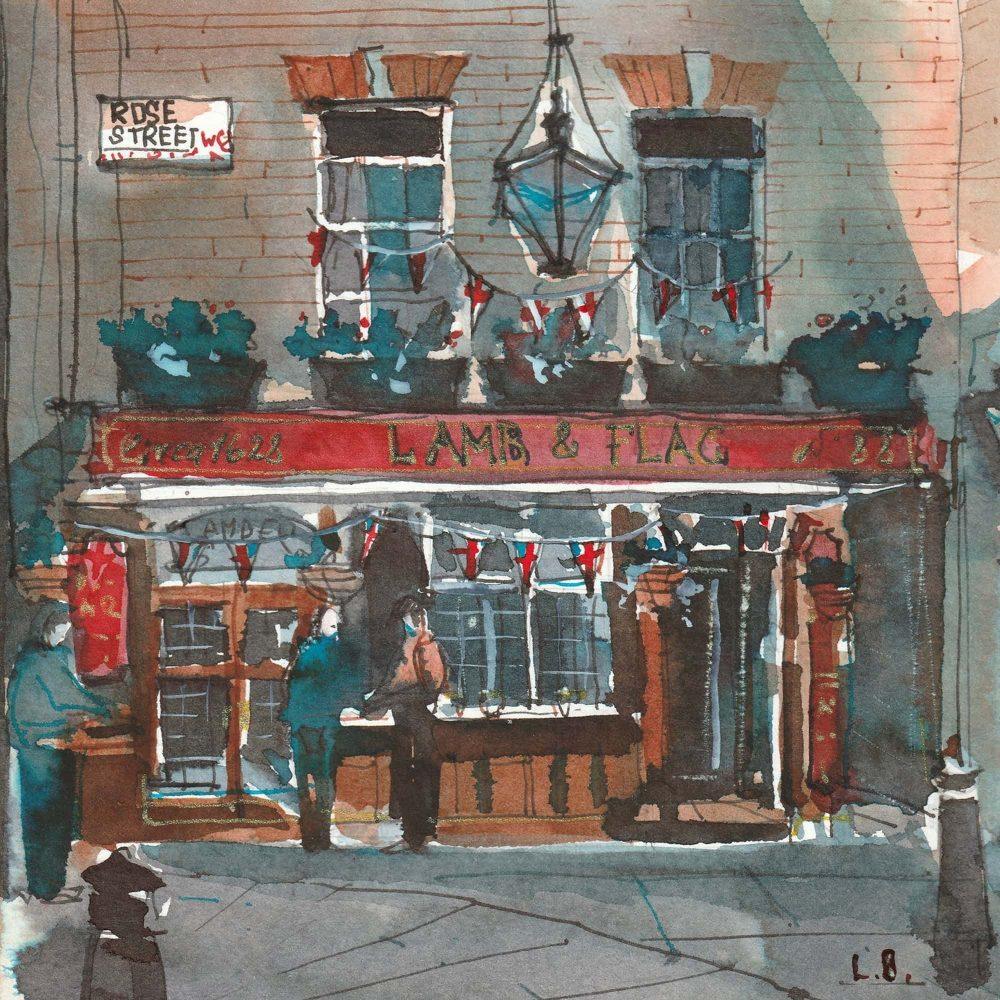 The Lamb and Flag. The Oldest London Pubs Series