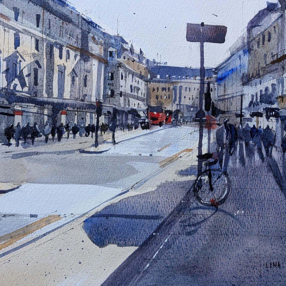 Deep shadow on Regent Street